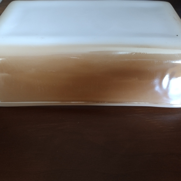 Vintage 51-60' MCM Fire King Peach 🍑 Lustre Loaf/Casserole Dish - Picture 8 of 12